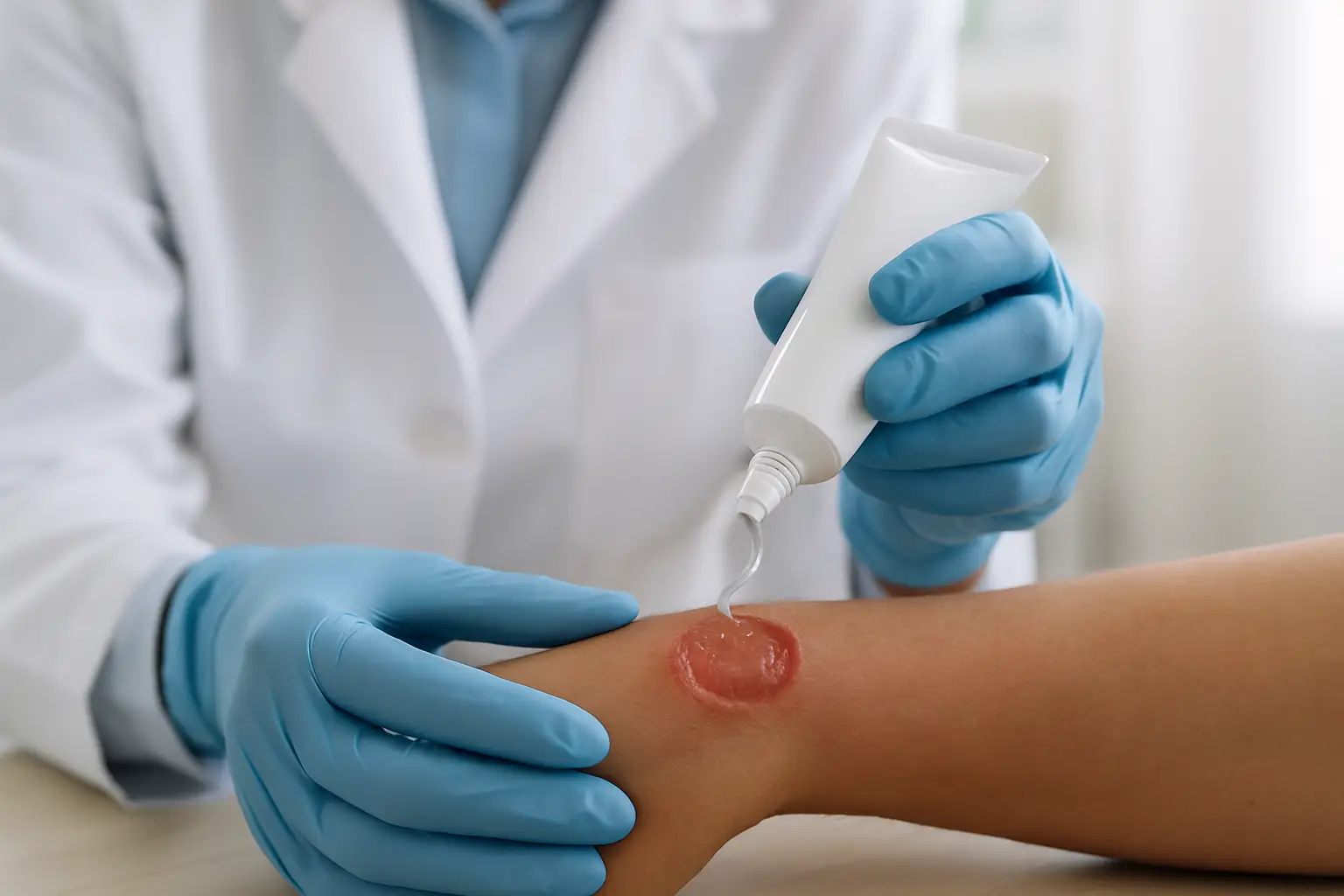 Hidrogel no desbridamento autolítico: quando usar