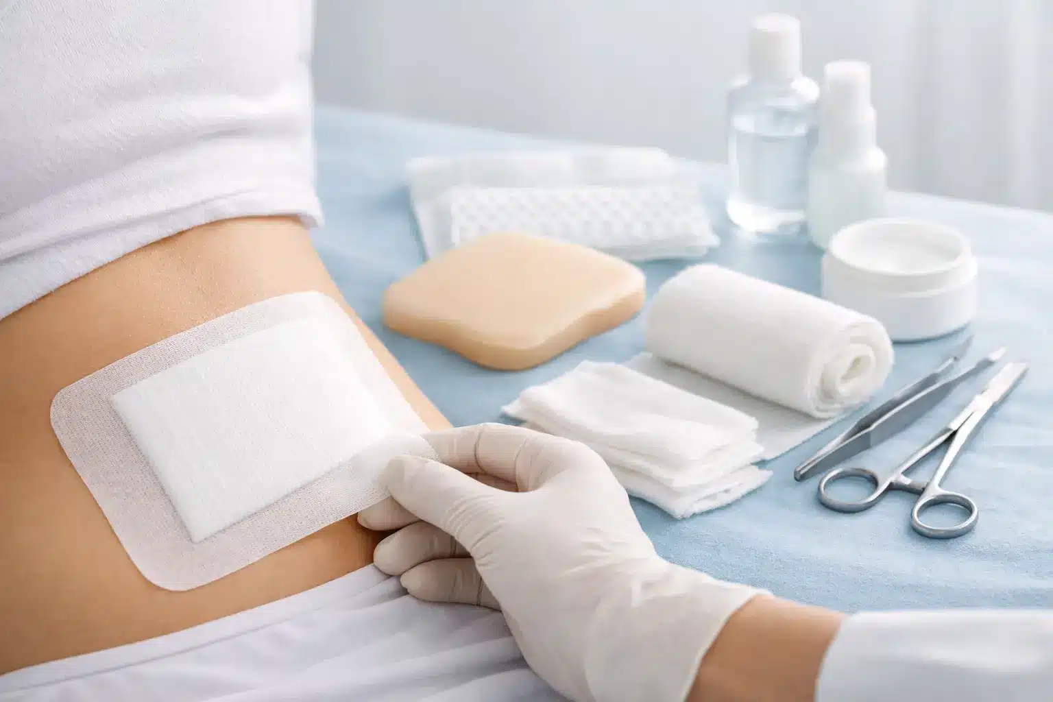 Melhores coberturas para feridas cirúrgicas